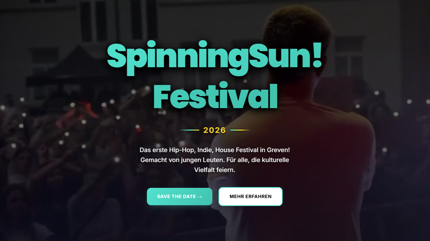 Screenshot: SpinningSun! Festival